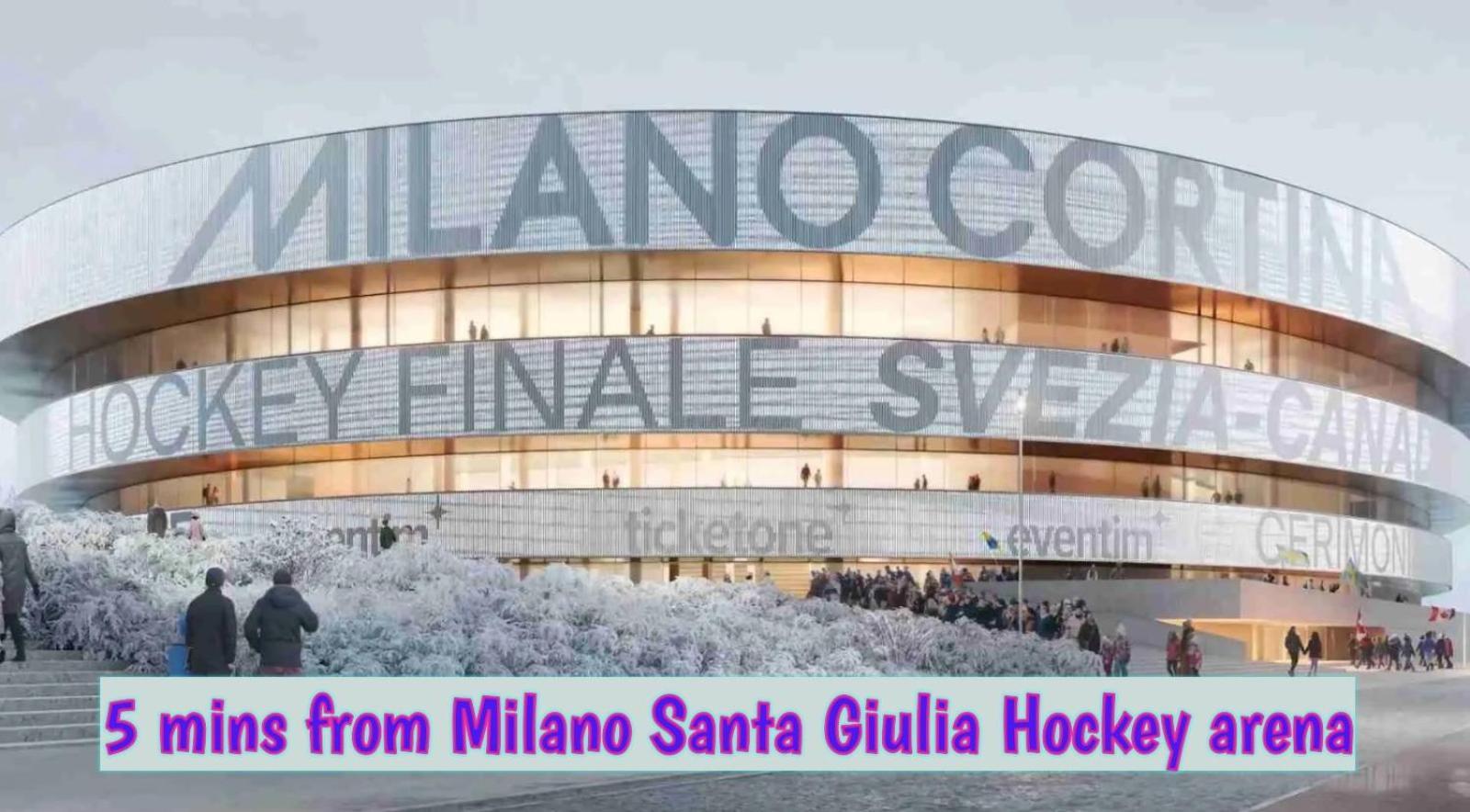 Mini Loft Fabrique - Milano Santa Giulia Hockey Arena Apartment Luaran gambar
